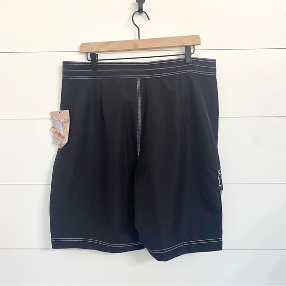 Billabong Black & White Swim Board Shorts Swim Trunks  New NWT, Men’s Size 36 - Picture 7 of 10